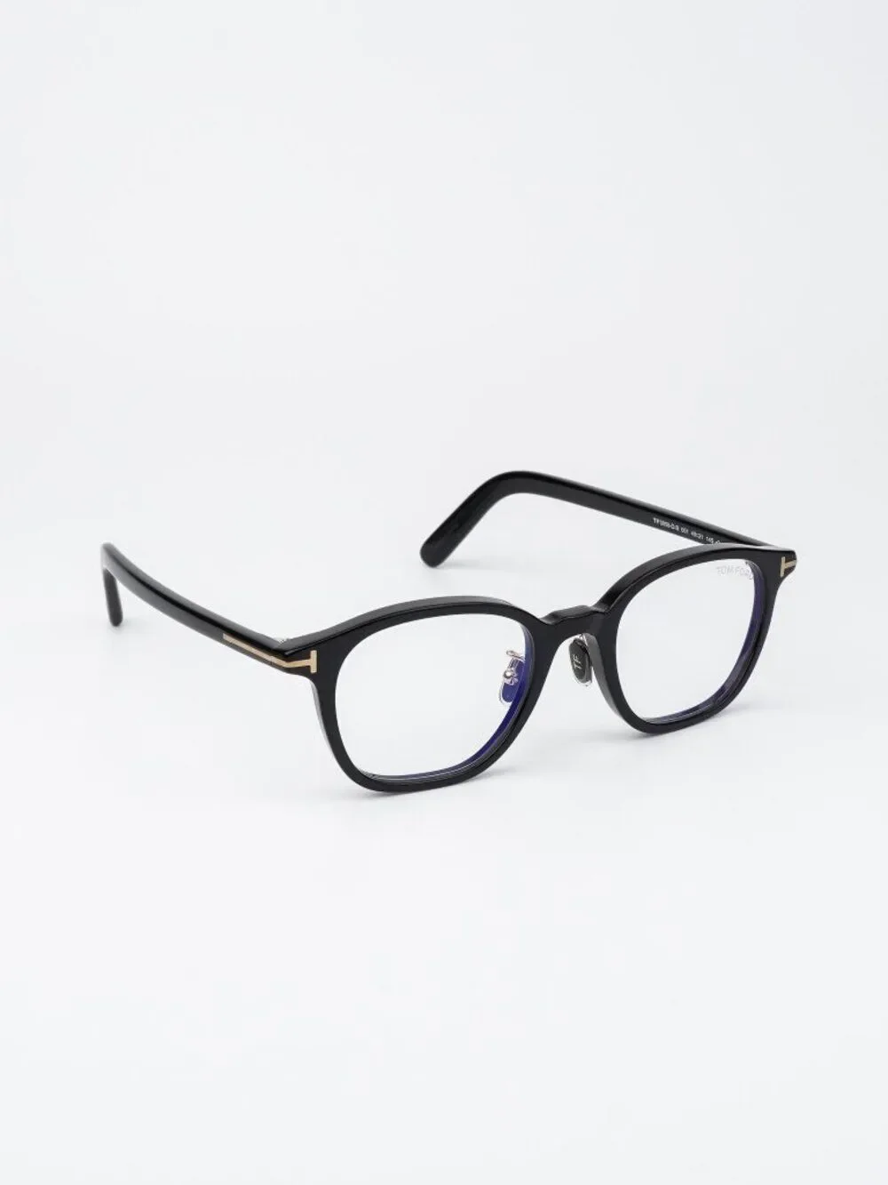 Tom Ford Women Eyeglasses Black Square FT5858-D-B 001 NEW AUTHENTIC